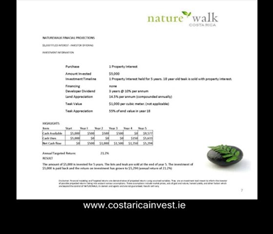 Revolutionary eco sustainable high yield investment