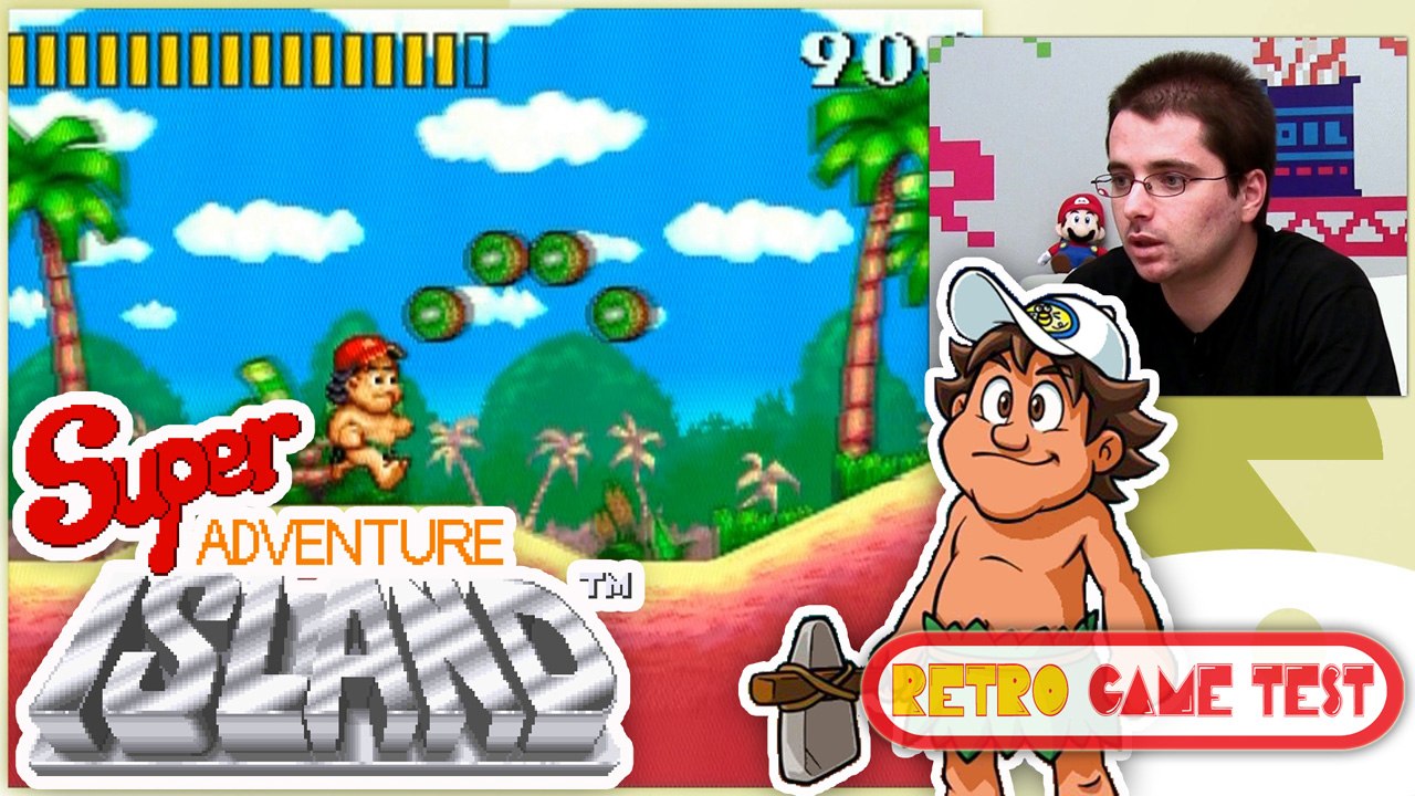 Super Adventure Island "Super Nintendo"  Retro Game Test.