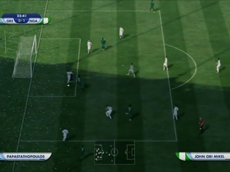 Grèce - Nigéria Coupe du monde FIFA 2010 partie 1