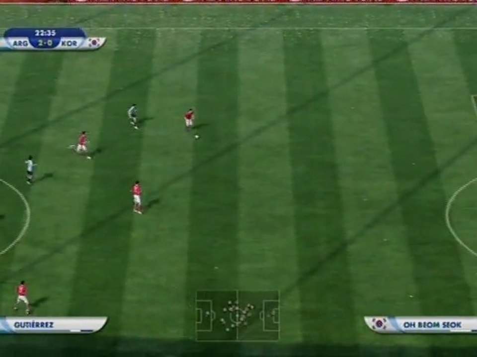 Argentine - Corée du Sud Coupe du monde FIFA 2010 partie 1