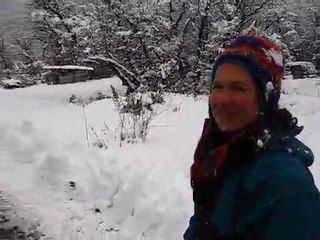 bataille neige avec les australiens