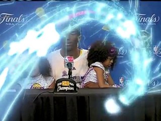 kobe teasing shaq postgame 2010 finals