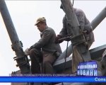 Construction sites are being re-opened in Kharkiv.