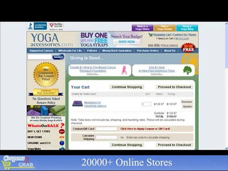 YogaAccessories coupons -Coupons2grab
