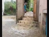 10 juin 2010, inondation à Pradines, Chemin de la Lise