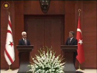 Sn. Gül ve KKTC Cumhurbaşkanı Eroğlu'nun Basın Toplantısı