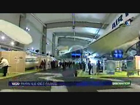 Reportage FR3 IDF sur le Salon de l'Aviation Verte