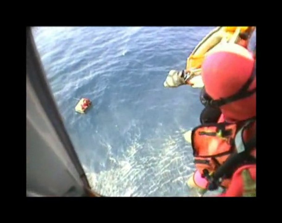 Sauvetage par l'hélicoptère Dauphin - Juin 2010