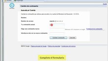 ¿Cómo cambiar la contraseña?