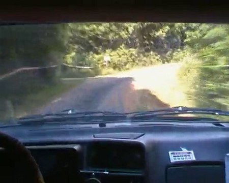 cam embarquée José Lara et Seb caminade rallye sauveterre