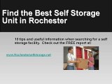 Rochester Self Storage Facility Storage Units Mini Boat RV