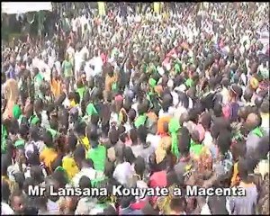 Macenta fait un triomphe  au candidat Lansana Kouyaté