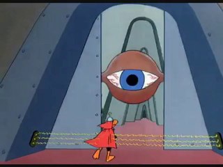 Oeil illuminati dajjal dessin animé