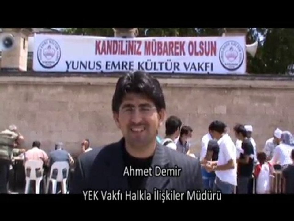 Regaib Kandili Aktekke Meydanı Etli Pilav İkramı