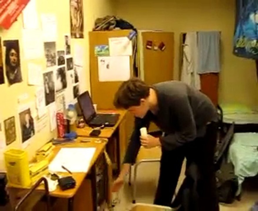 présentation de la chambre d'internat