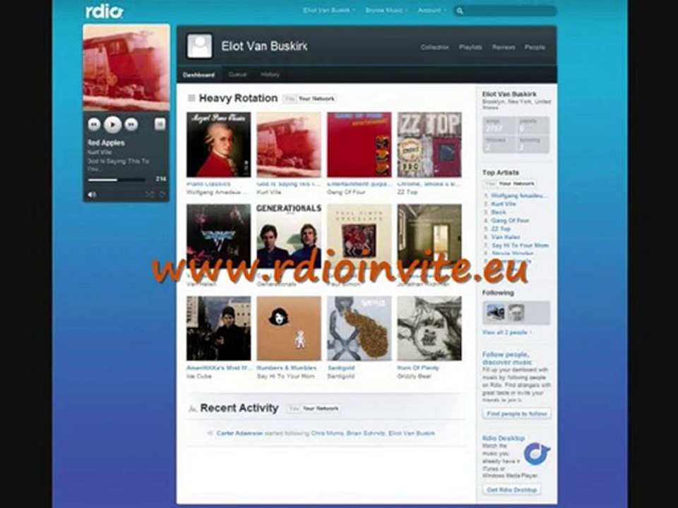 Rdio invite