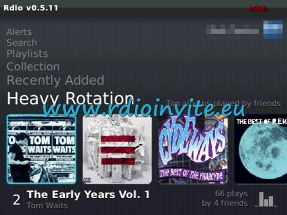 Rdio invite