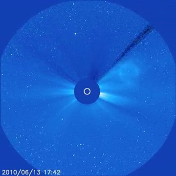 Tempêtes solaires, juin 2010