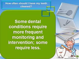 "how often should i brush my teeth dalton"