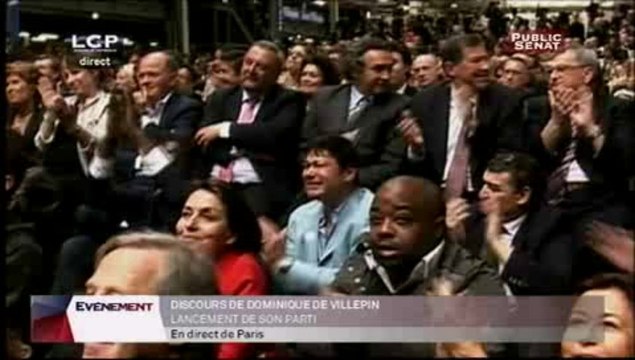 Discours de Villepin pour son parti République solidaire