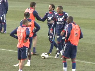 Les Bleus se sont entraînés sans Anelka, renvoyé de l'équipe de France