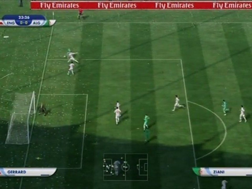 Angleterre - Algérie Coupe du Monde FIFA 2010 partie 1