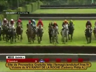 Vidéo Quinté PRIX  PRIX HARDATIT Auteuil Samedi 19 juin 2010