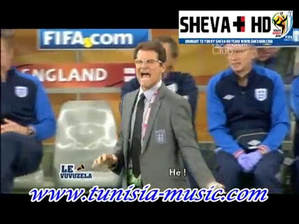 CAPELLO DANS TOUTE SA SPLENDEUR - ALGERIE VS ANGLETERRE