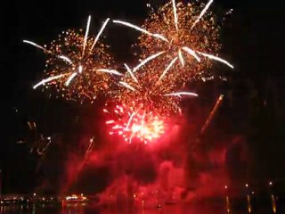 Feu d'artifice sur le Lac
