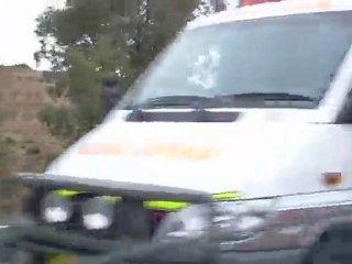 Car accident scene Great Western Highway 2008