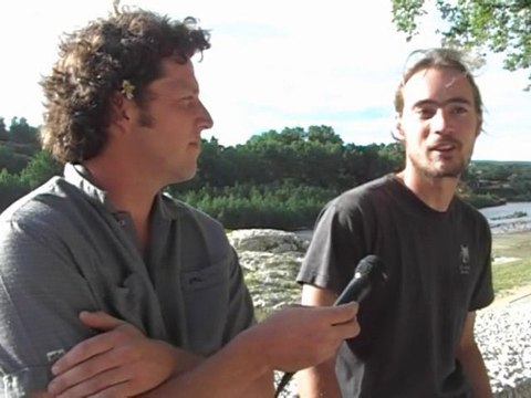 Le Groupe F a enflammé le Pont-du-Gard