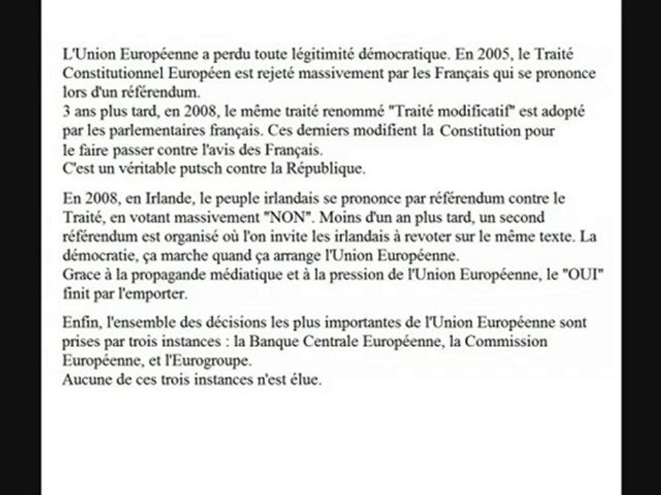 Europe totalitaire : il faut réagir !