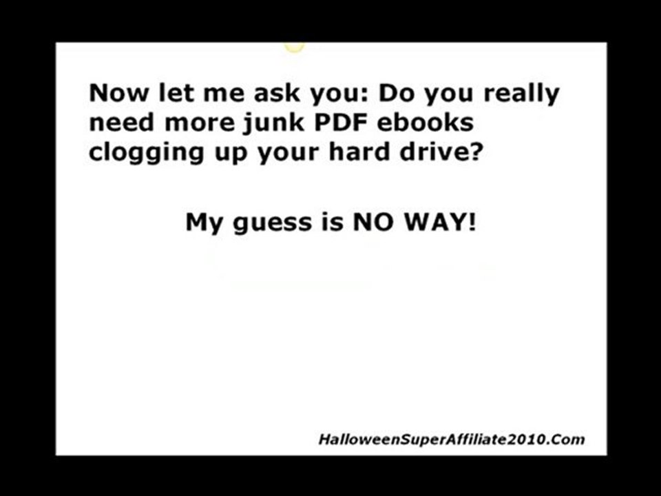 Halloween Super Affiliate Bonus