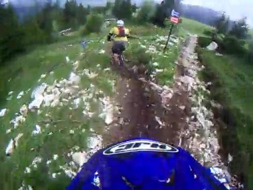 caméra embarquée vtt descente