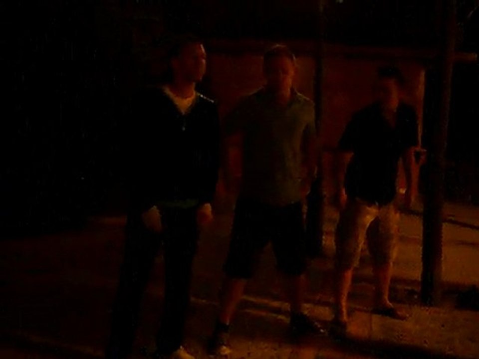 Last night in Vilanova : Dan, Henk, Bastian trying to dance