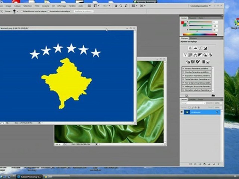 Créer un effet de drapeau tout simple