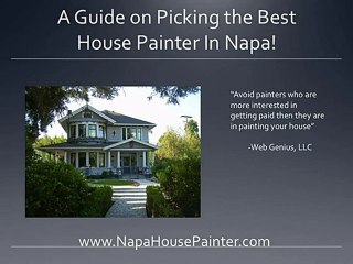 Napa House Painter - Napa House Painters