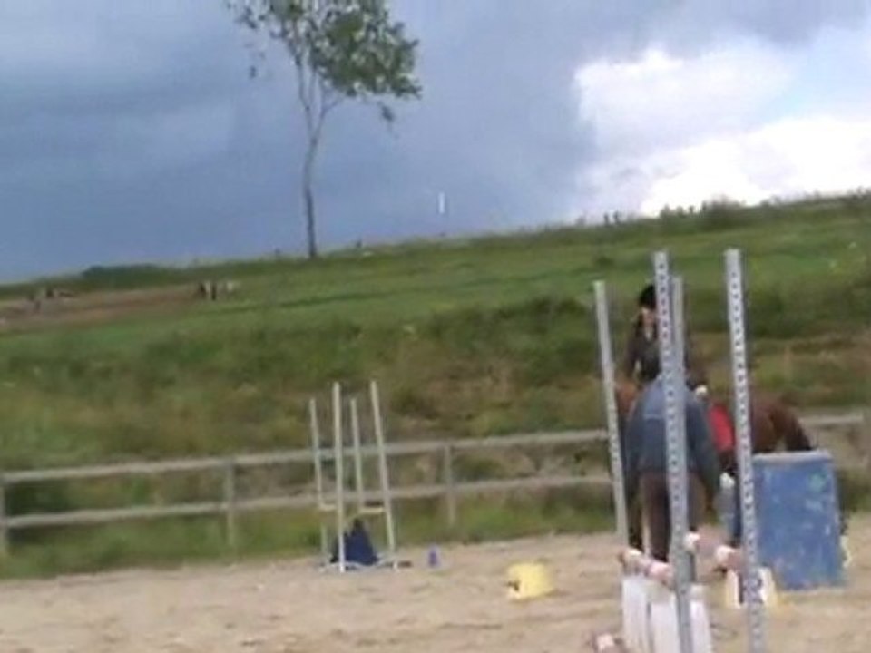 Olympiade 2010 : Pauline avec Marley