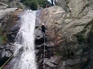 STage Jeunes, rappel airette 06_2010 Club Alpin Fr Mazamet