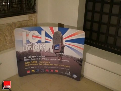France Inter : 18 juin à Londres, les coulisses