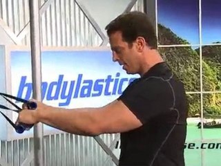 How to do a Kneeling Wide Lat Pull with Resistance Bands
