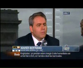 Mme Woerth et l'affaire Bettencourt : Bertrand réagit