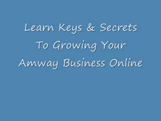 Amway Free Secret Training Exposed