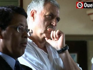 Le Président du Sénat en visite à Saint-Laurent du Maroni