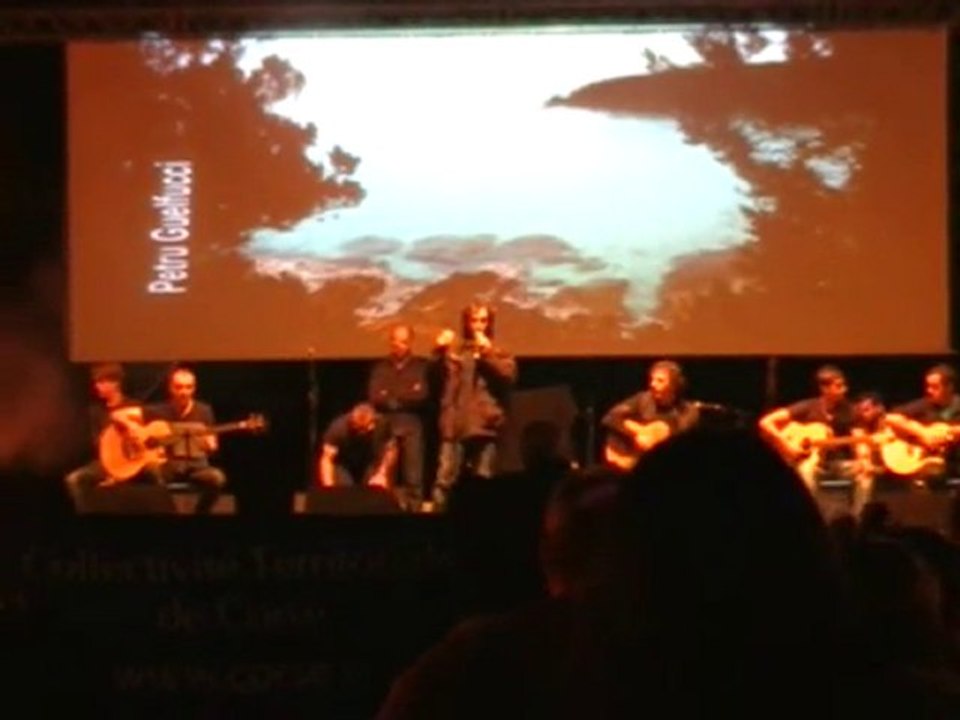 Festival Terra è Natura 2010 à Bastia Concert Petru Guelfucc