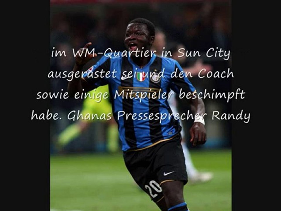 Eklat bei Ghana: Sulley Muntari rausgeworfen