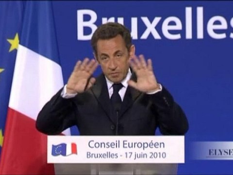 Conférence de presse Conseil européen de Bruxelles