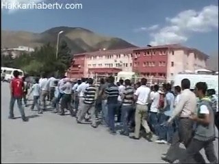 Hakkari'de yine olay çıktı