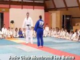 Judo Club Montrond démo judo
