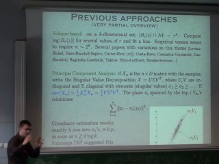 Multiscale geomet. methods for the analysis of points clouds